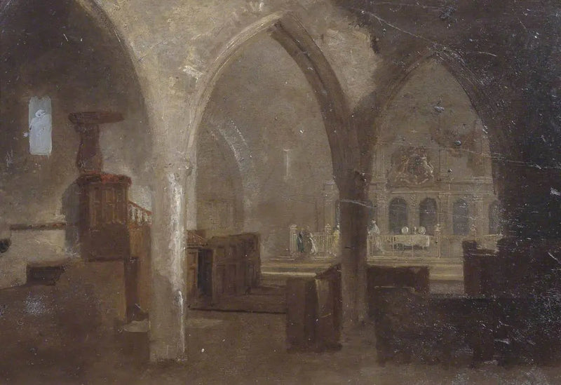 Interno di una Chiesa Gotica - J. M. W. Turner