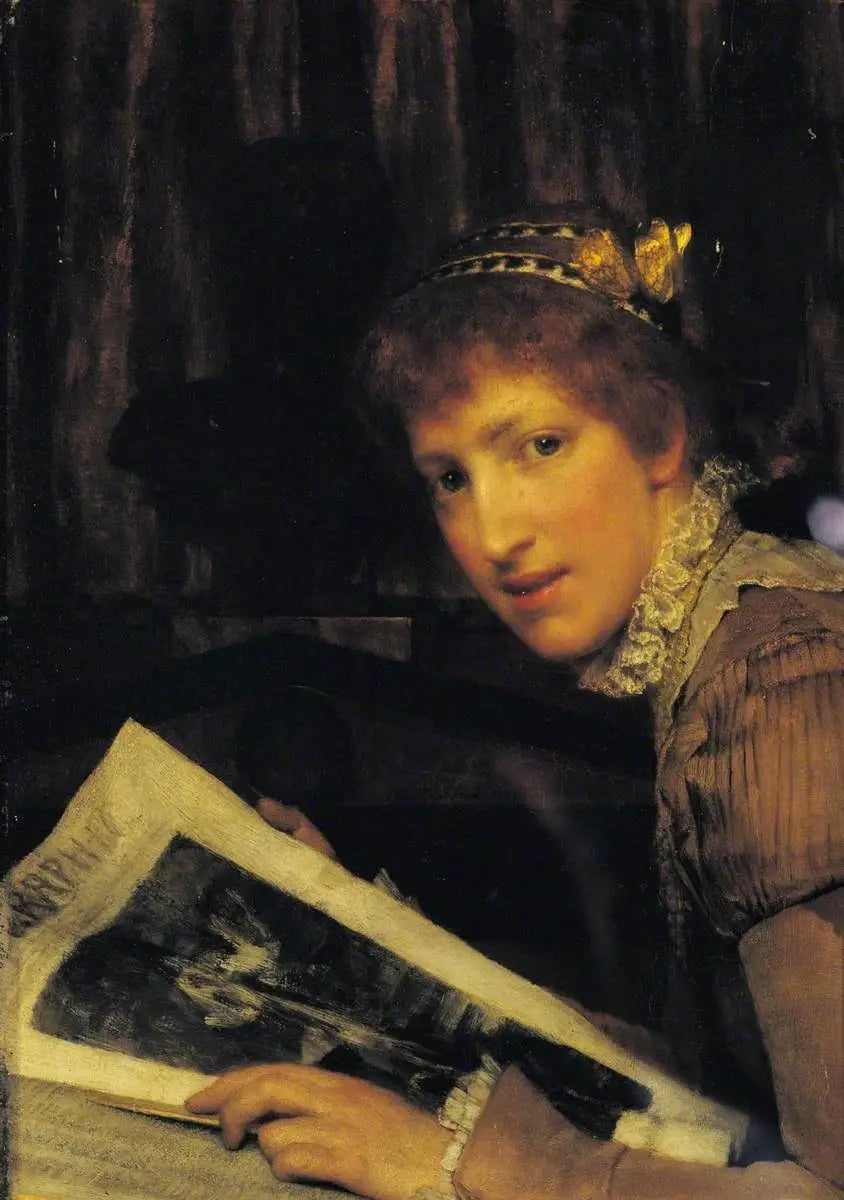 Interrompue – Un tipo di bellezza femminile - Lawrence Alma-Tadema