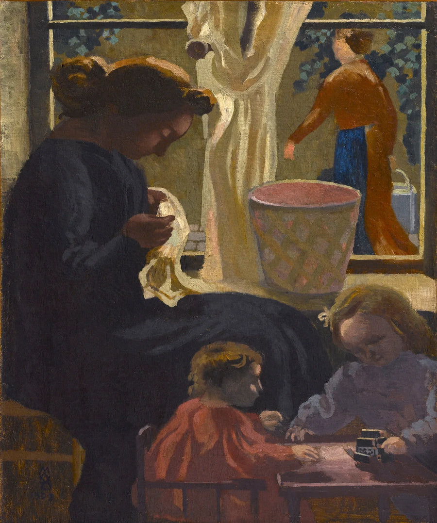 Intimità o Ricamatrice alla finestra - Maurice Denis