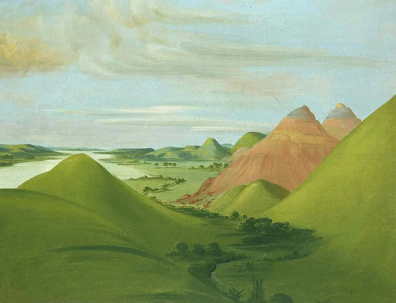 Iron Bluff, a 1.200 miglia sopra Saint-Louis - George Catlin