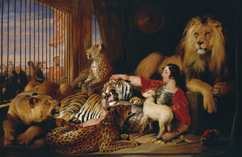 Isaac van Amburgh e i suoi animali - Edwin Henry Landseer