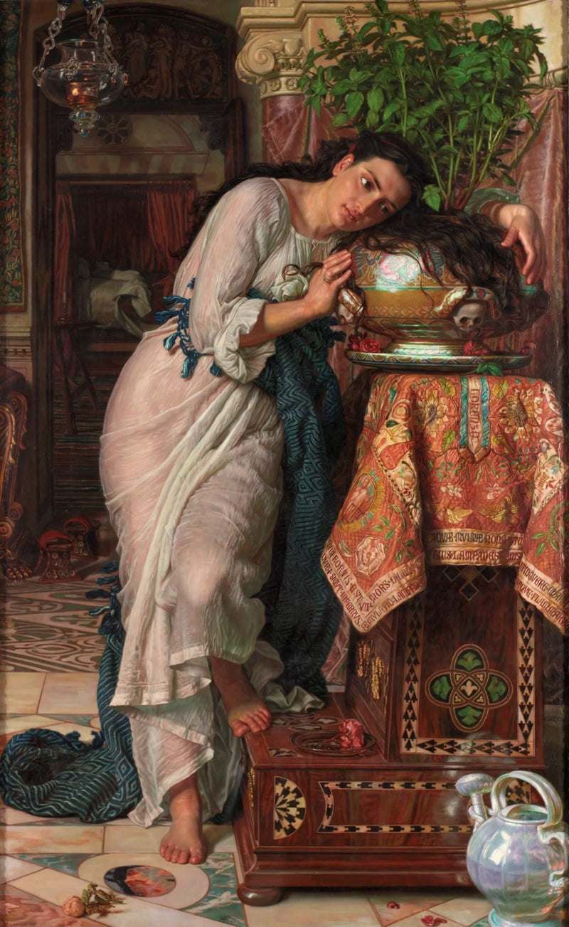 Isabelle e il vaso di basilico - William Holman Hunt