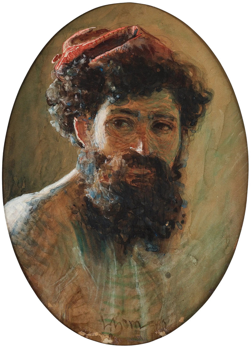 Italia con cappello rosso - Anders Zorn
