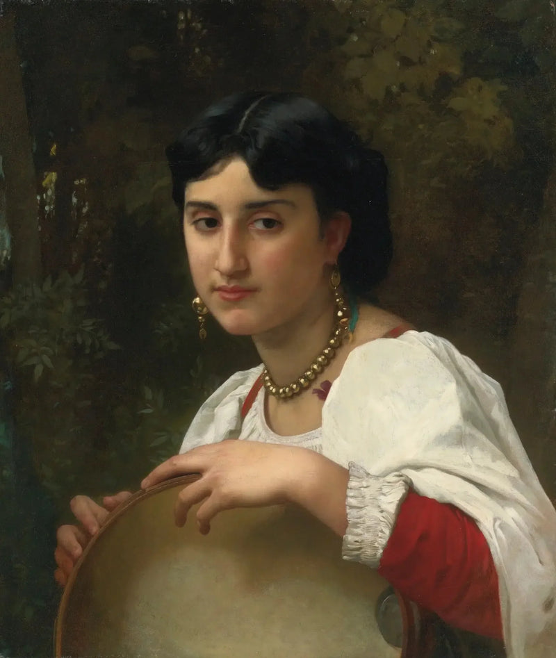 Italiana con tamburello - Bouguereau