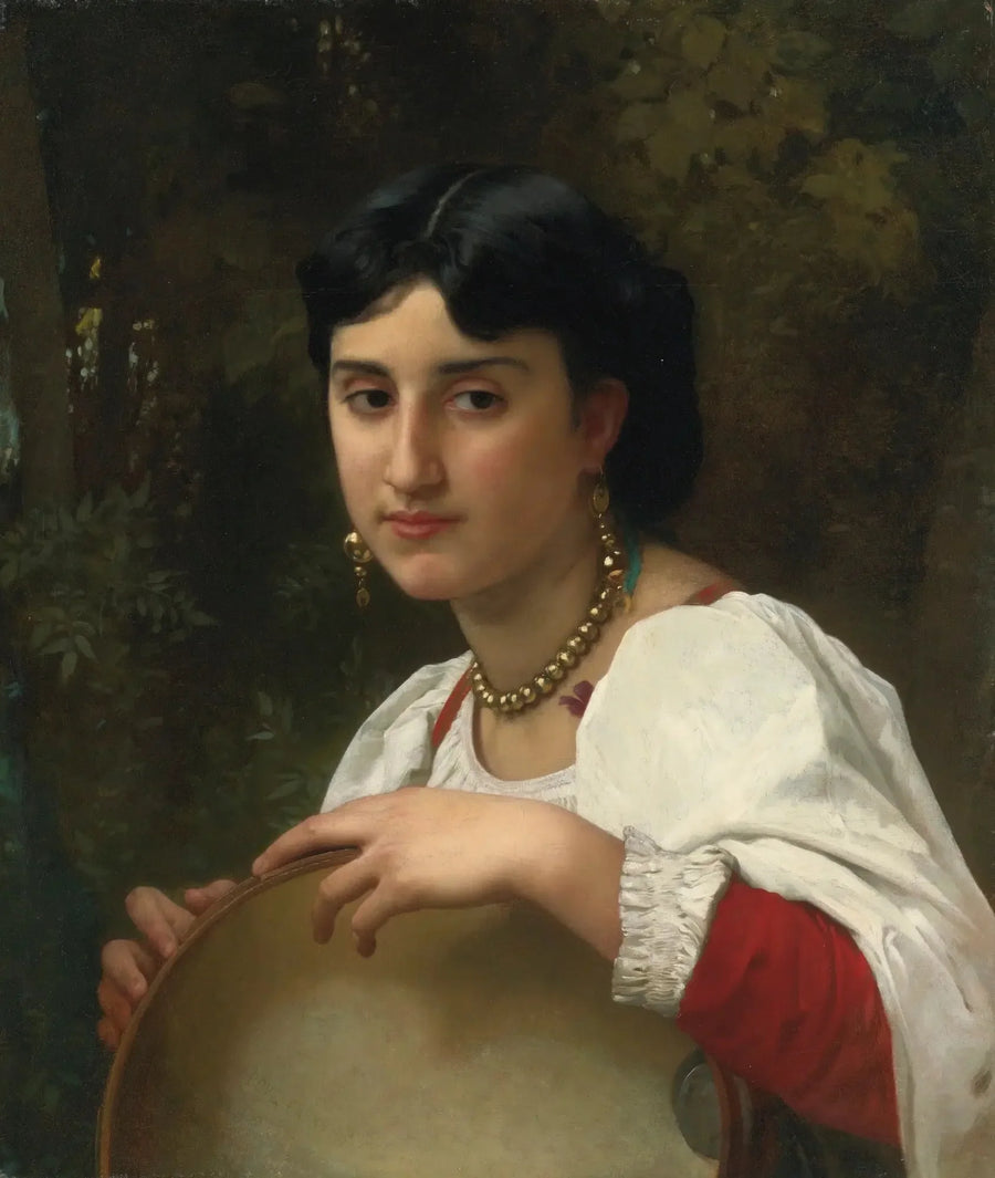 Italiana con tamburello - Bouguereau