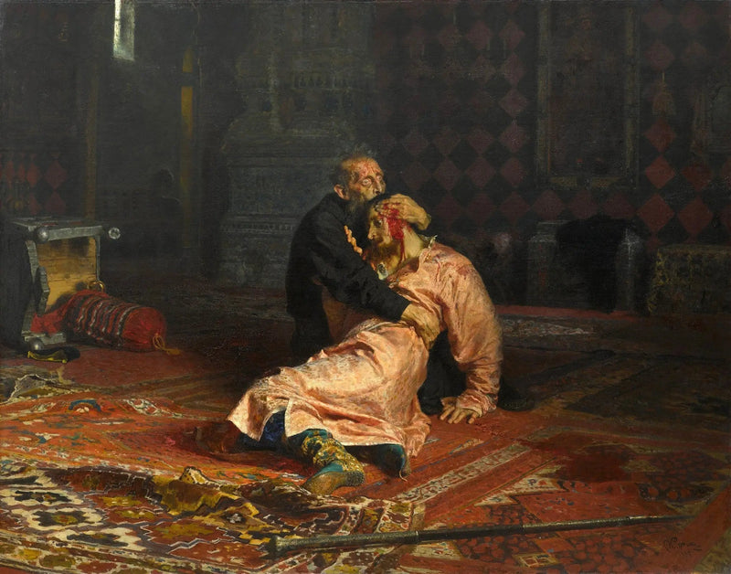 Ivan il Terribile uccide suo figlio - Ilya Repin