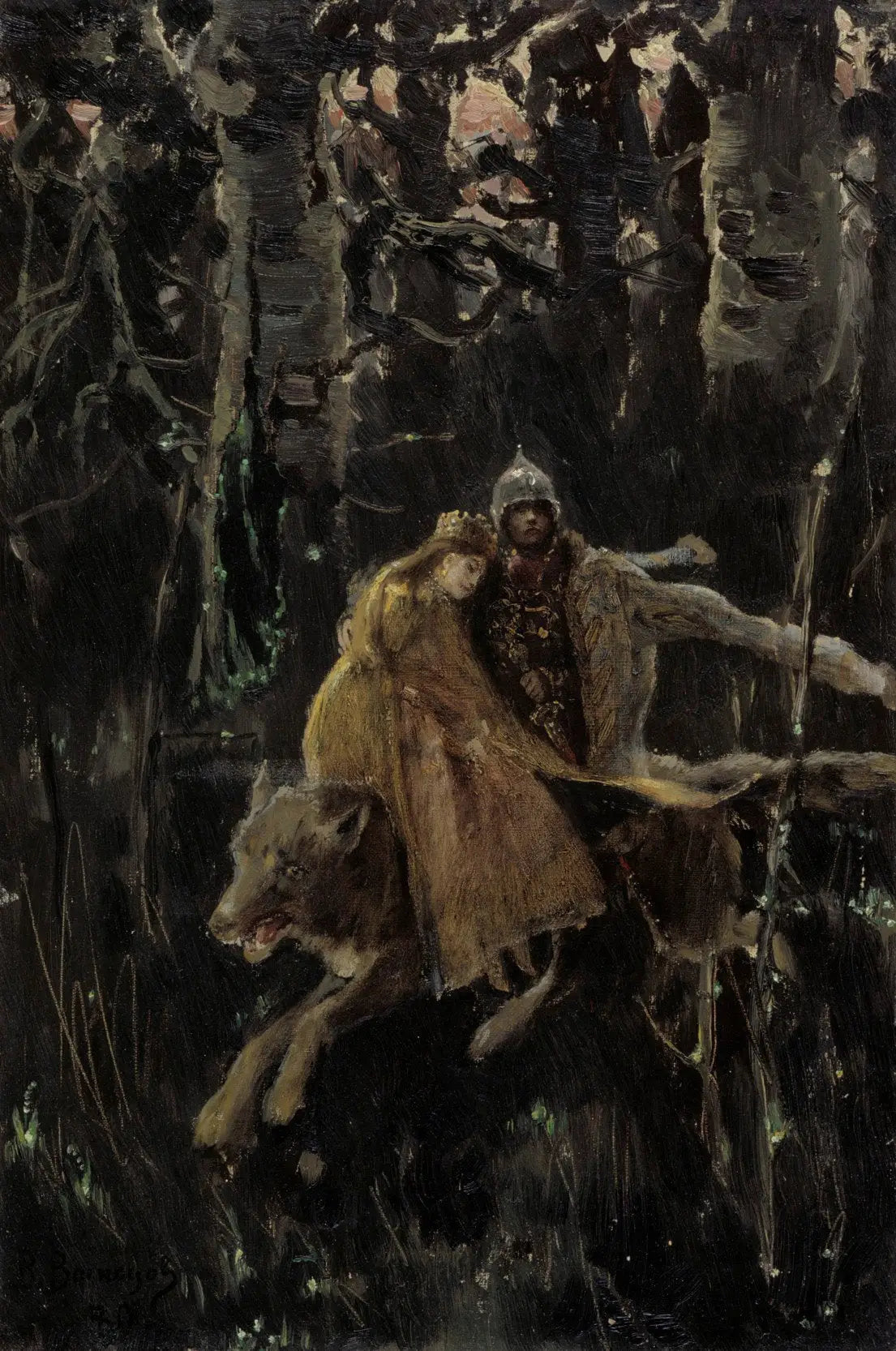 Ivan Zarevitsh - Viktor Vasnetsov image 1 reproduction artisanale de tableau