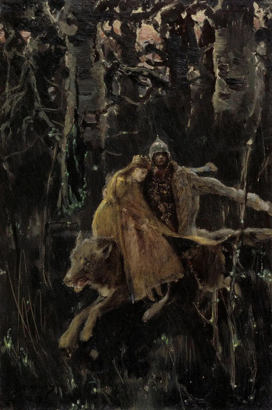 Ivan Zarevitsh - Viktor Vasnetsov image 1 reproduction artisanale de tableau