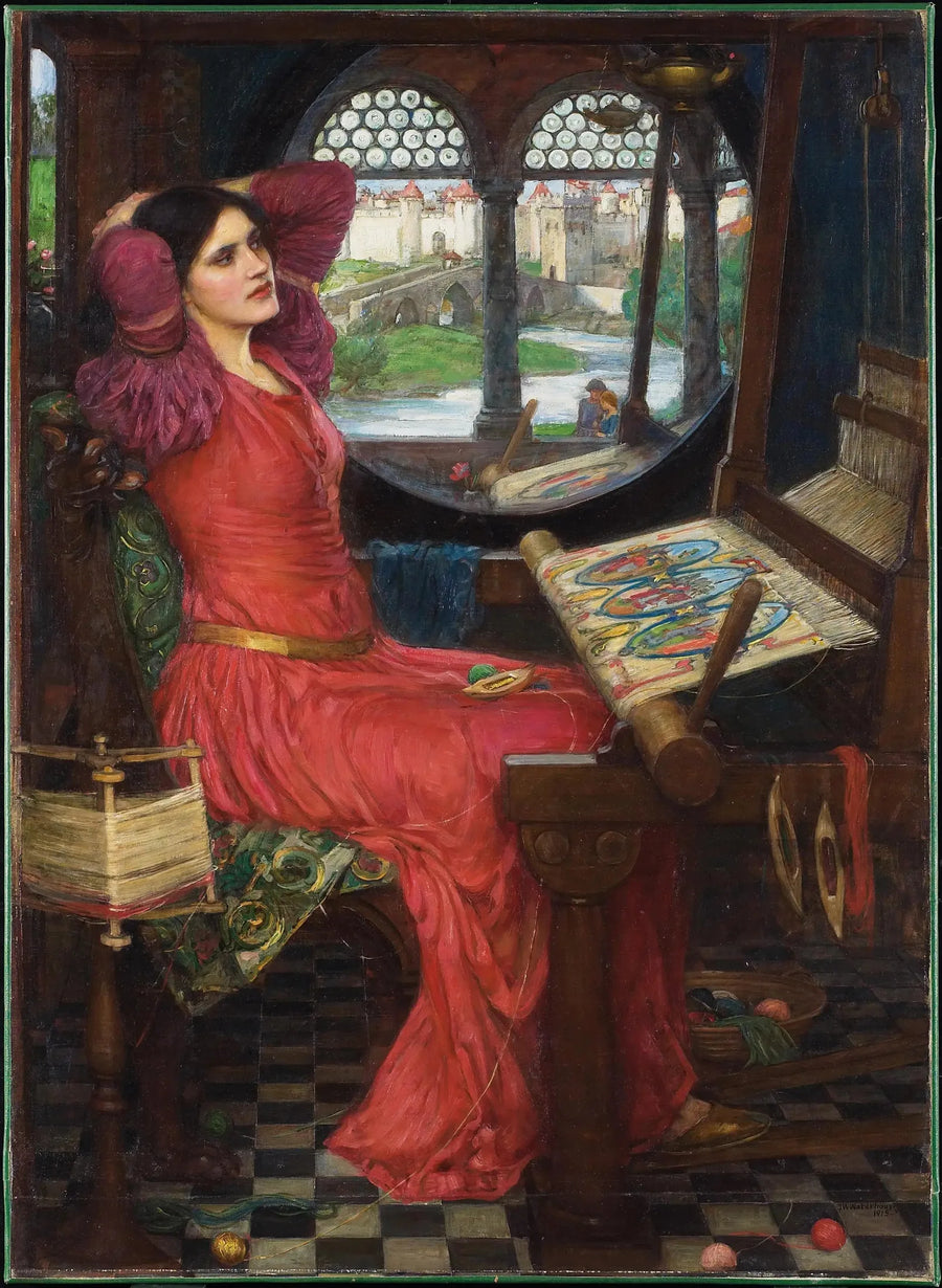 "Ne ho quasi abbastanza delle ombre," disse la Signora di Shalott - John William Waterhouse