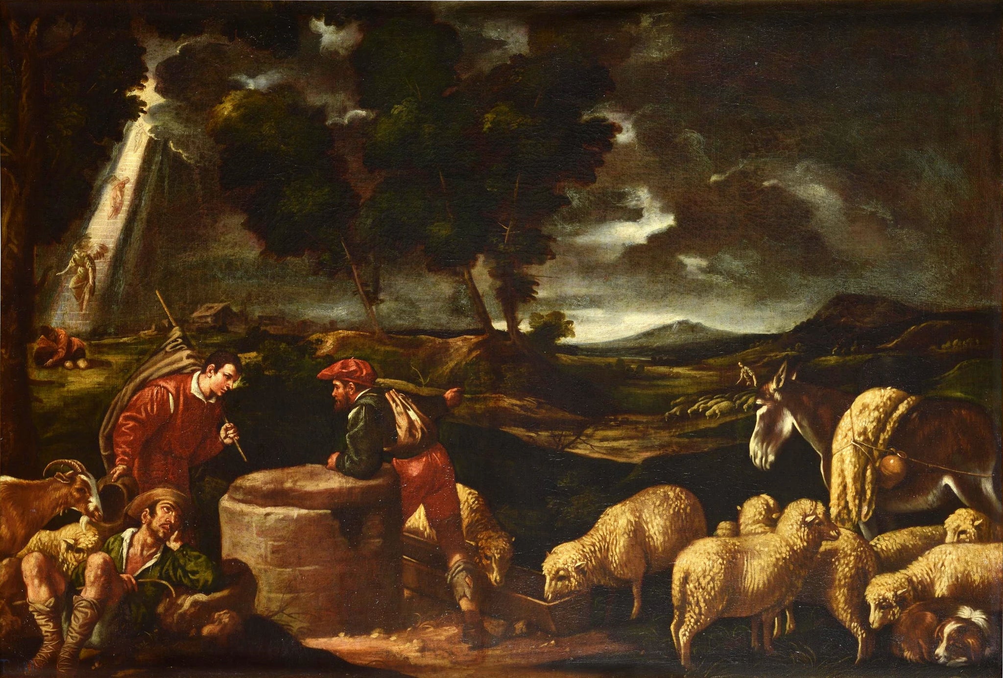 Jacob au puits - Artiste inconnu