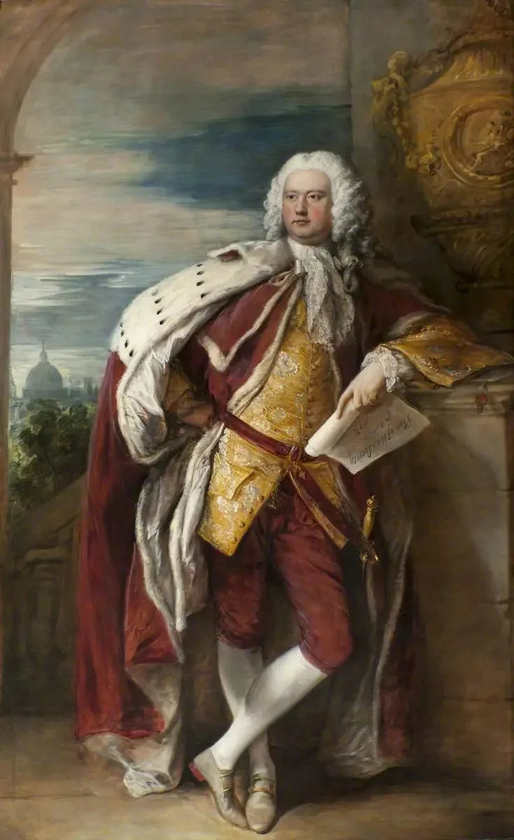 Jacob Bouverie (1694–1761), primo visconte di Folkestone e primo presidente della Society of Arts (d'après Thomas Hudson) - Thomas Gainsborough