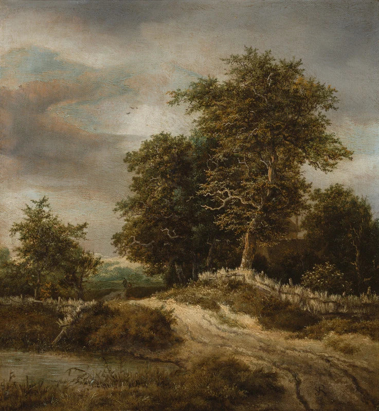Sentier entre les arbres - Jacob van Ruisdael