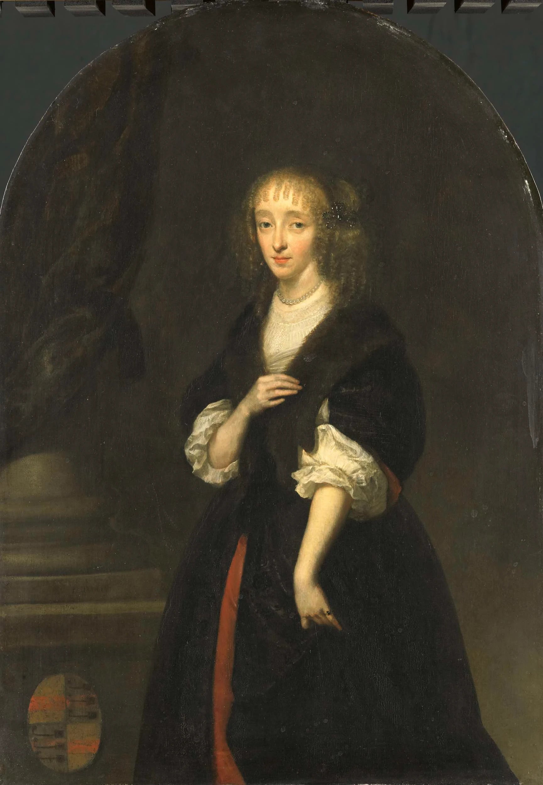 Jacoba querelle (1640-95). Épouse de Pieter de Graeff - Caspar Netscher