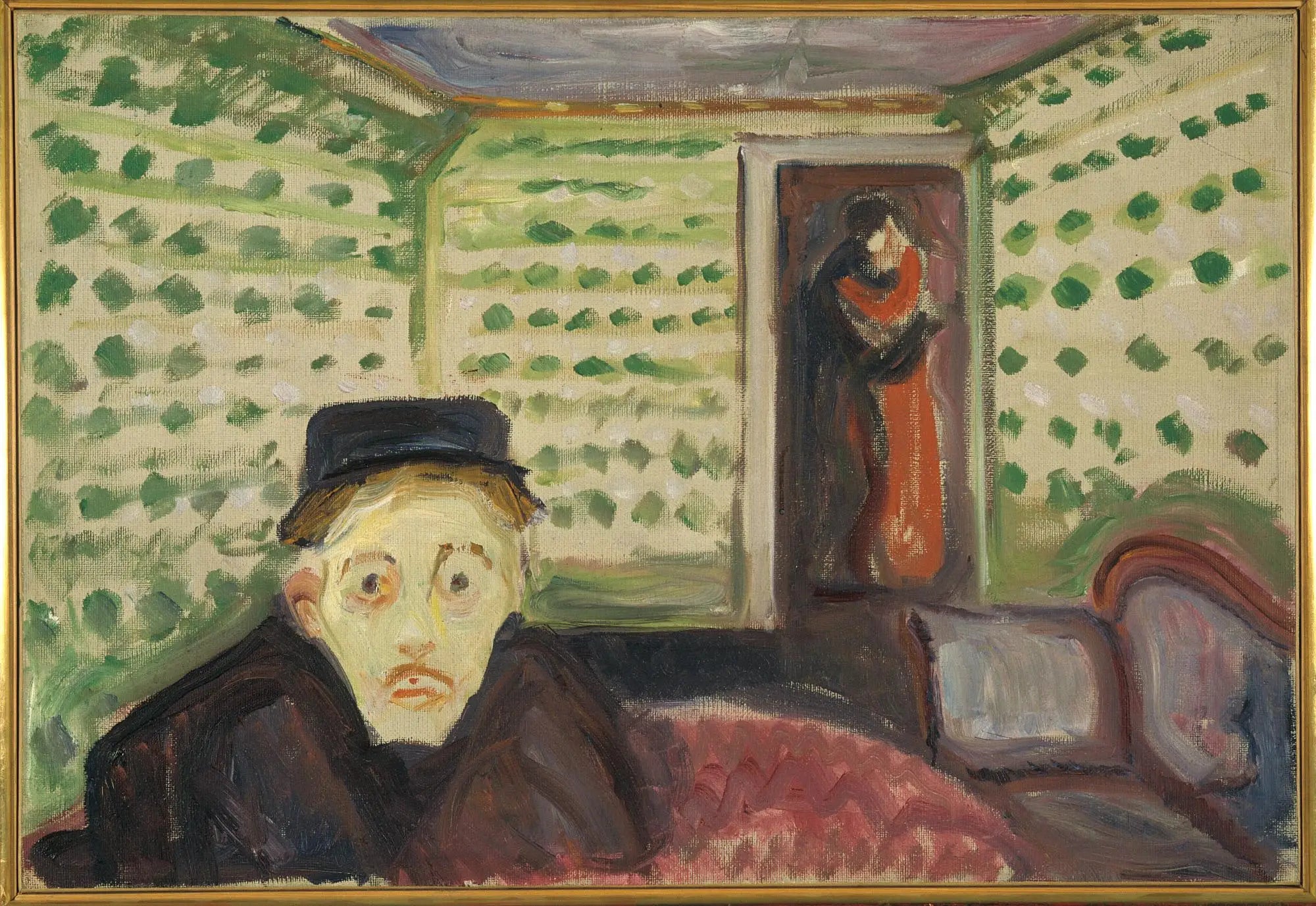 Reproduction du tableau « Jalousie - Edvard Munch » par Alpha Reproduction en peinture à l’huile