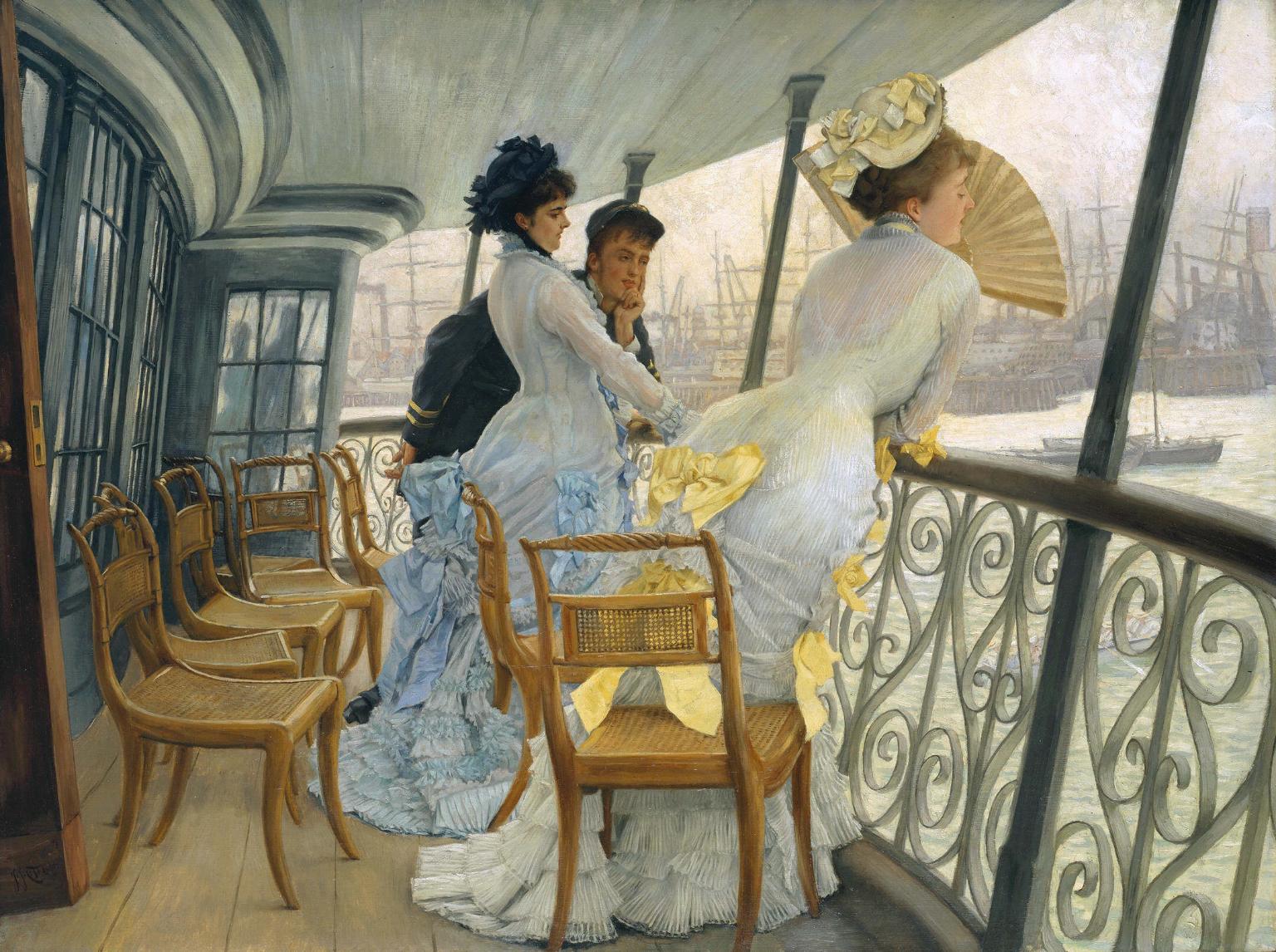 The Gallery of HMS Calcutta - James Tissot