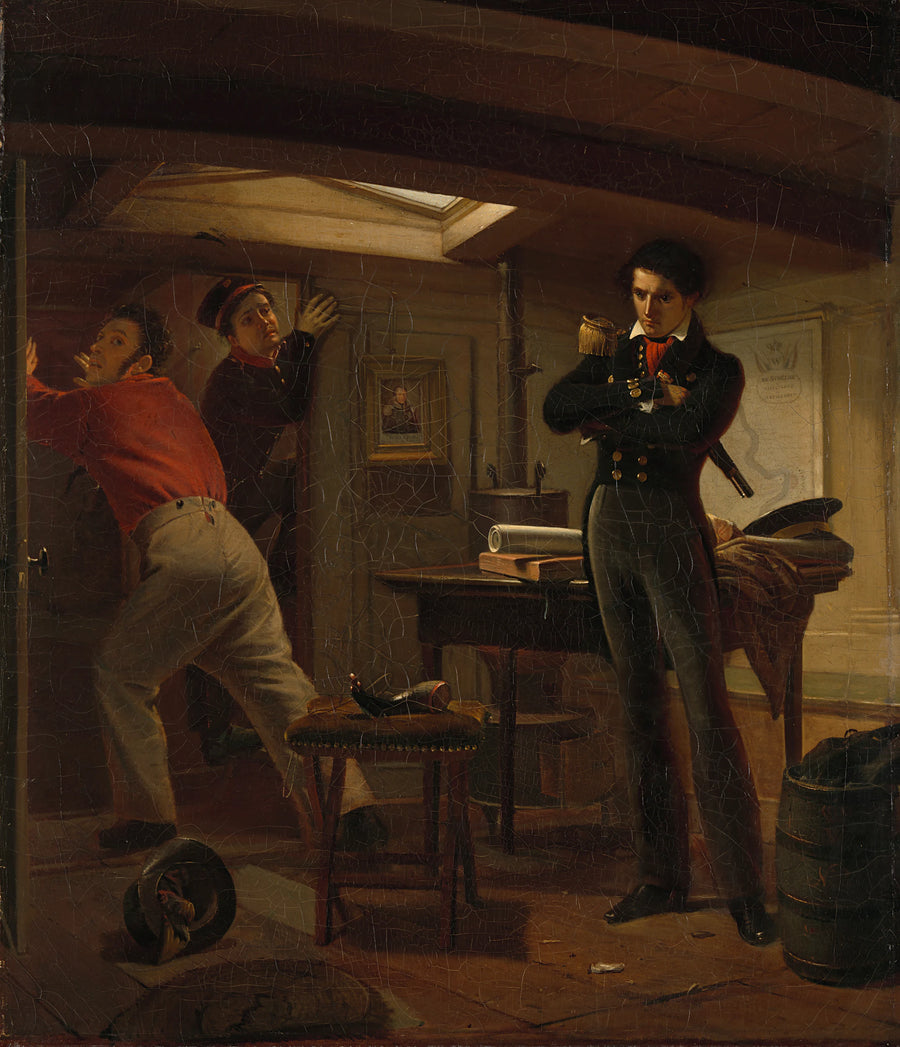 Jan van Speijk réfléchit à l'opportunité d'allumer la mèche - Jacobus Schoemaker Doyer