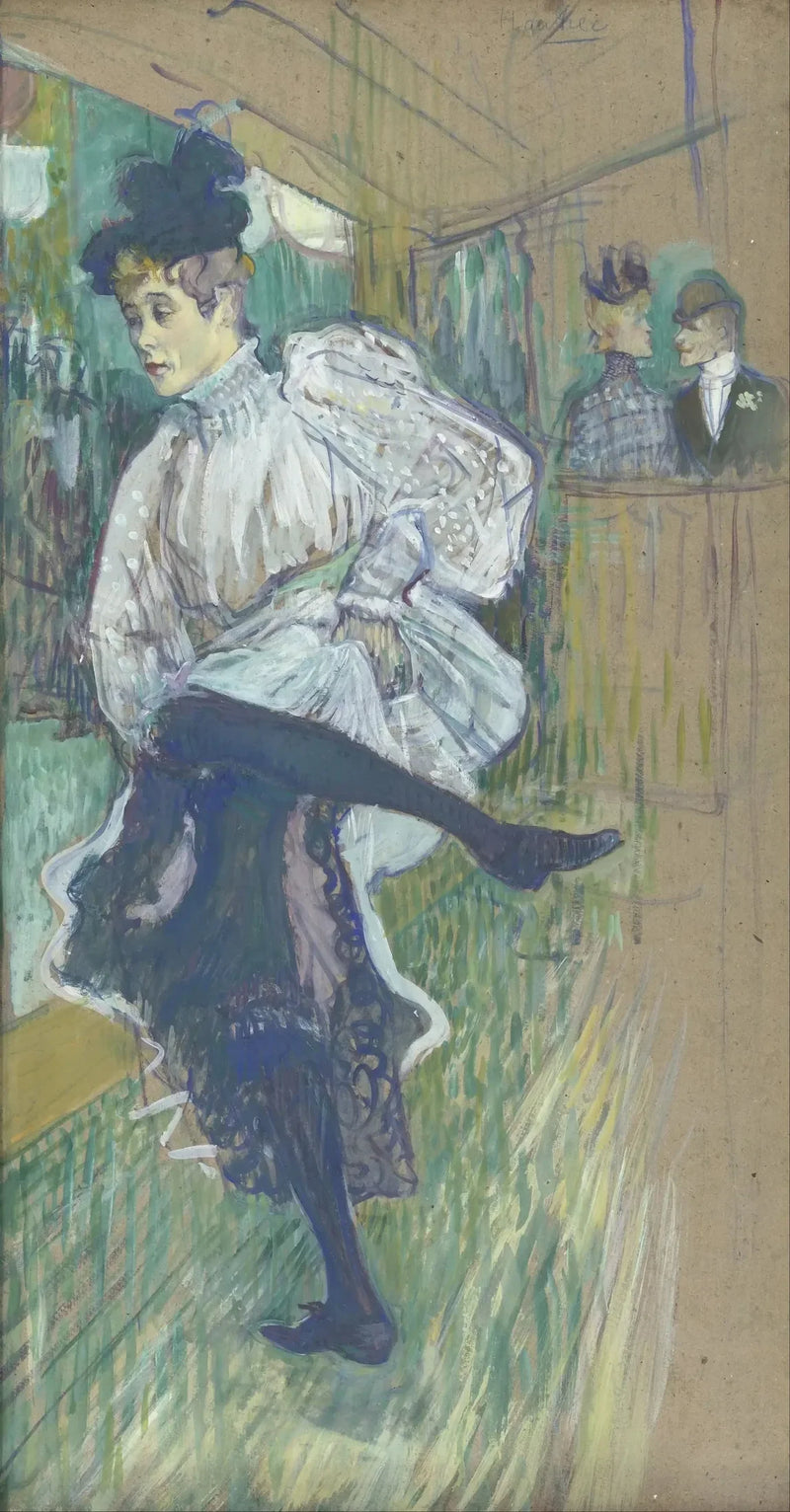 Jane Avril che danza - Henri de Toulouse-Lautrec