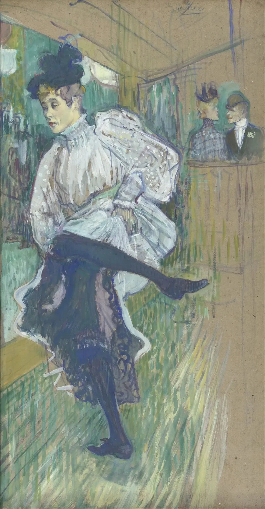 Jane Avril che danza - Henri de Toulouse-Lautrec