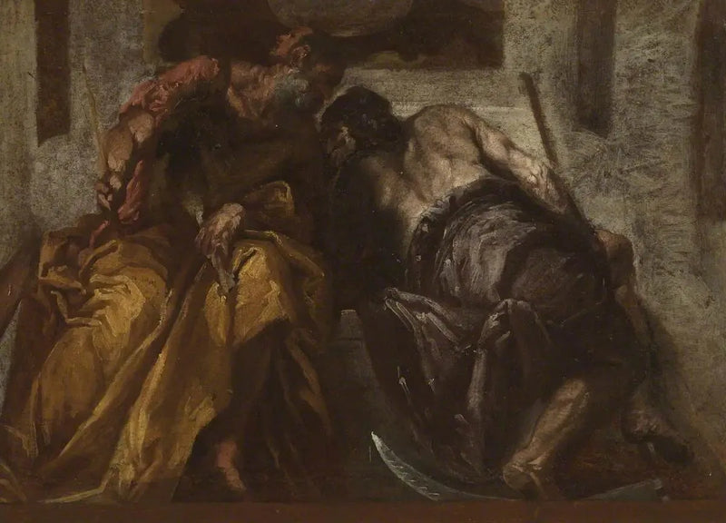 Janus e Saturno (copie d'après Paulo Véronèse) - Paolo Veronese