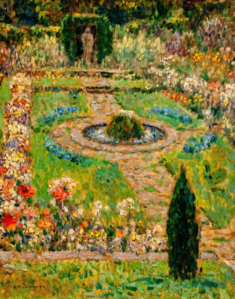 Giardino a Hampton Court - Henri Le Sidaner