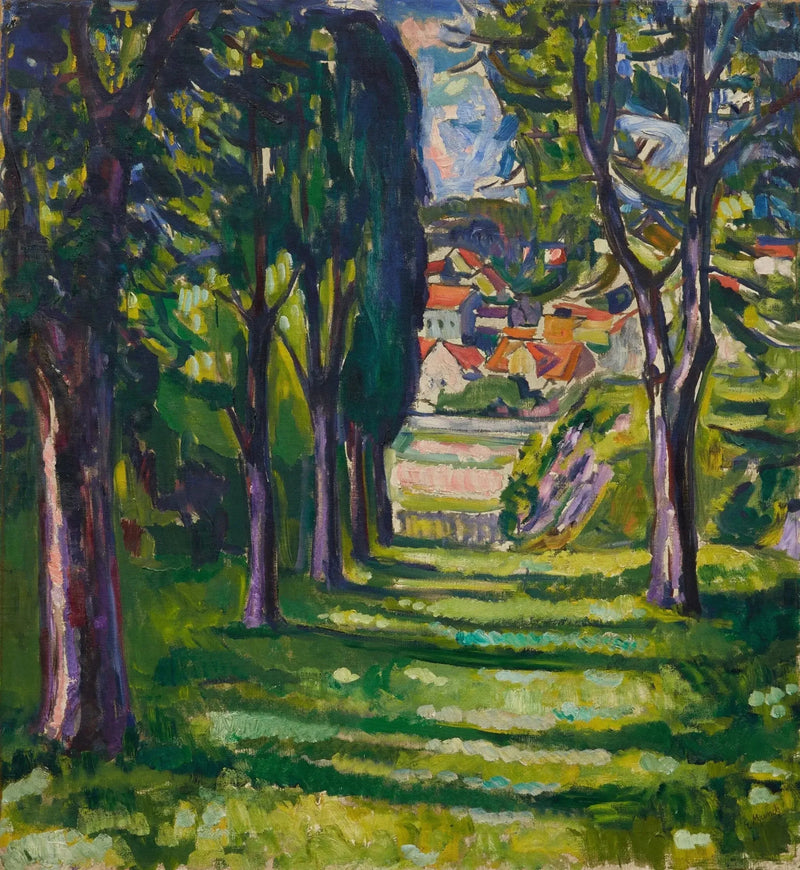 giardino a Kragerø - Edvard Munch