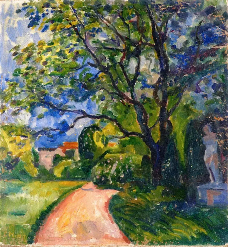 giardino a Lübeck - Edvard Munch