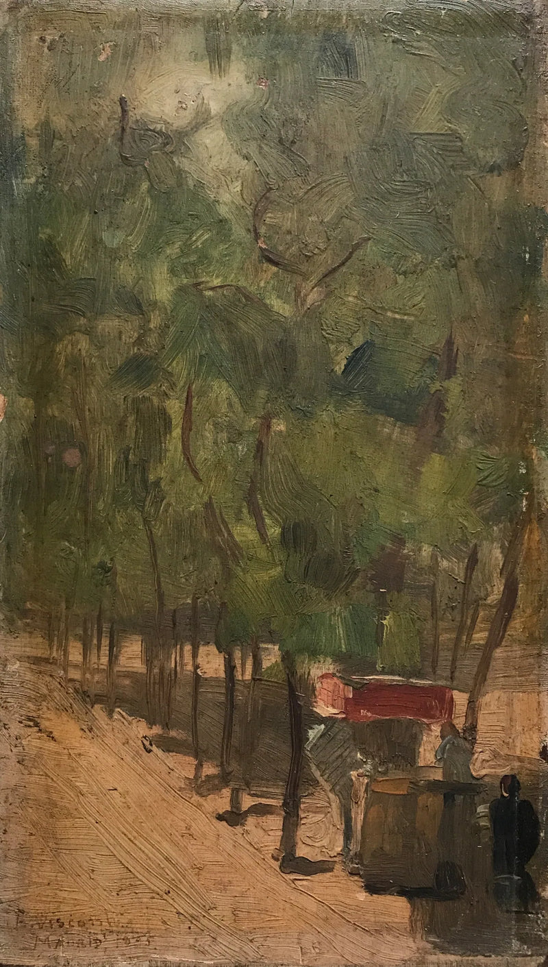 Giardino a Madrid - Eliseu Visconti