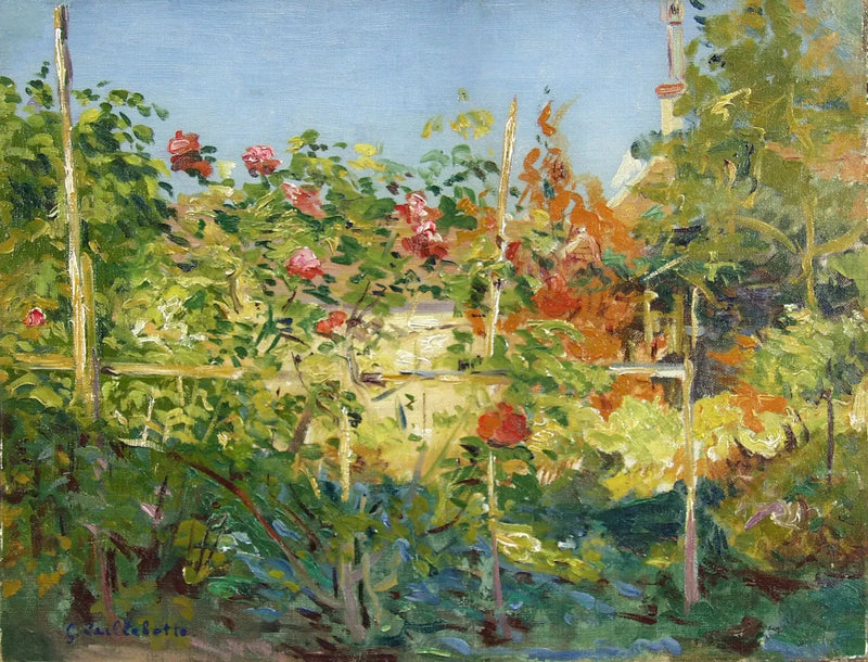 Giardino a Trouville - Gustave Caillebotte