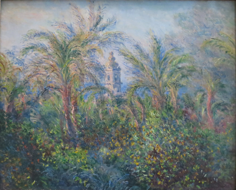 Giardino a Bordighera, stampa del mattino W866 - Claude Monet