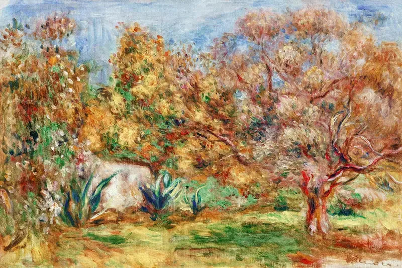 Giardino di ulivi - Pierre-Auguste Renoir