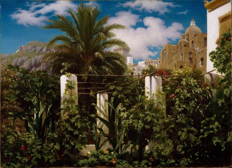 Giardino in un'osteria, Capri - Frederic Leighton