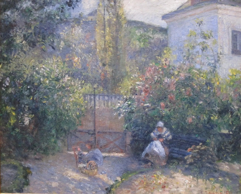 Giardino dell'Hermitage, la « Maison Rouge », Pontoise - Camille Pissarro