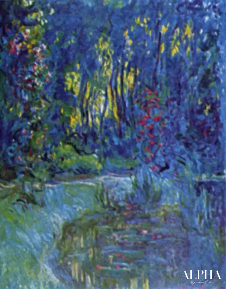 Jardin d'eau près de Giverny - Claude Monet - Reproductions de tableaux et peintures haut de gamme