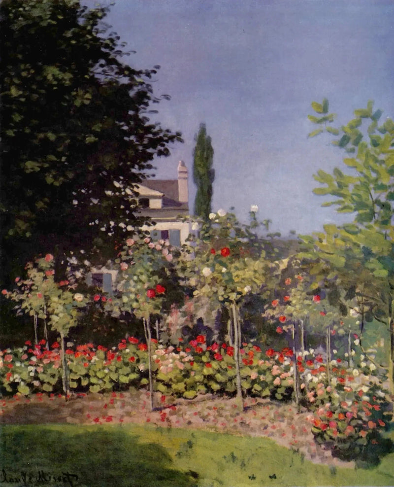 Giardino in fiore, a Sainte-Adresse W69 - Claude Monet