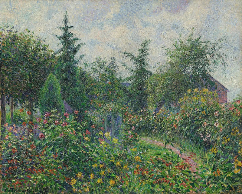 Giardino e pollaio presso Octave Mirbeau, Les Damps - Camille Pissarro