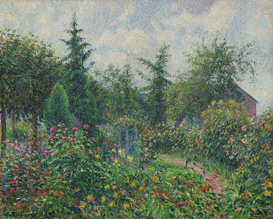 Giardino e pollaio presso Octave Mirbeau, Les Damps - Camille Pissarro