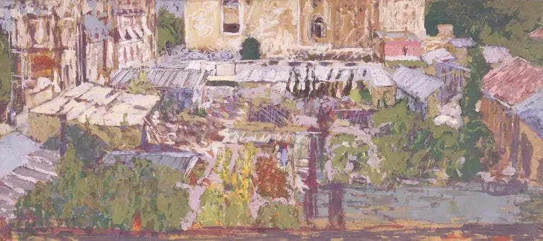 Giardino fiorito, rue de la Tour - Édouard Vuillard