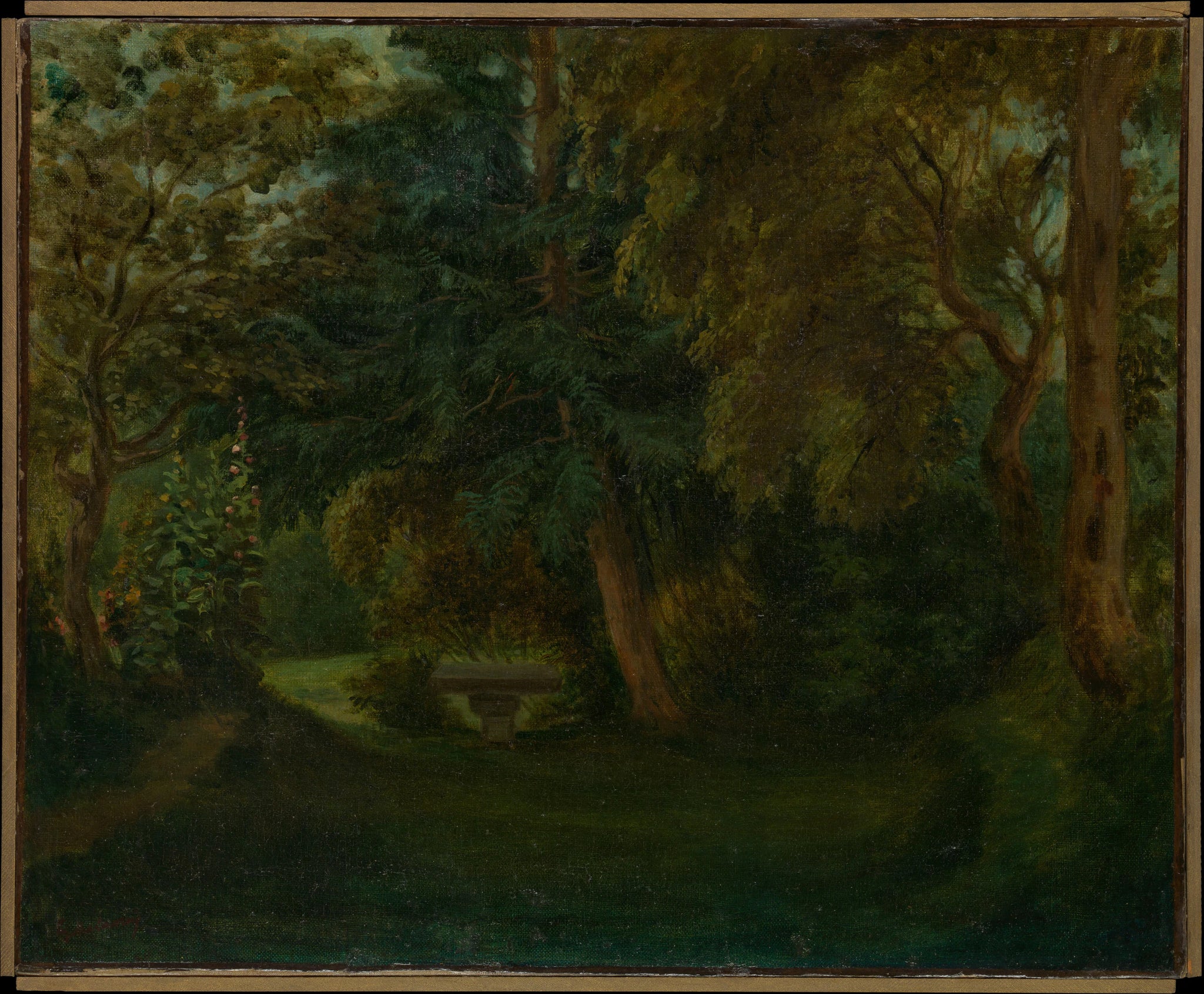 Le Jardin de George Sand à Nohant - Eugène Delacroix
