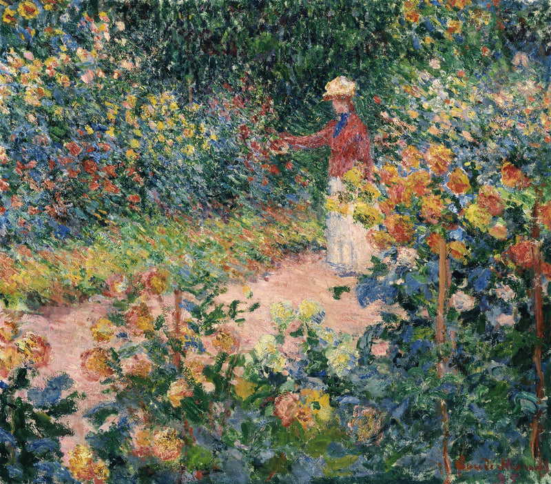 Il giardino di Monet a Giverny, Bührle W1420 - Claude Monet