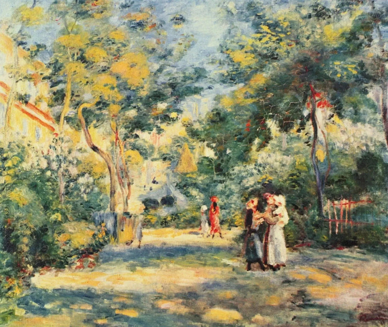 Un giardino a Montmartre - Pierre-Auguste Renoir