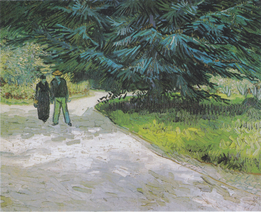 Coppia nel parco di Arles - Il giardino del poeta III - Vincent van Gogh