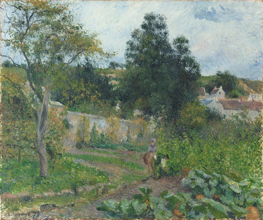 Giardino orticolo all'Ermitage, Pontoise - Camille Pissarro