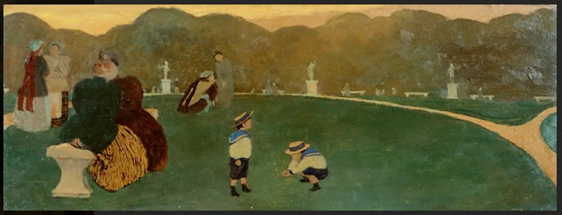 Giardino pubblico, la sera - Félix Vallotton