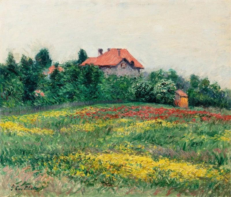 Giardino selvaggio a Petit Gennevilliers - Gustave Caillebotte