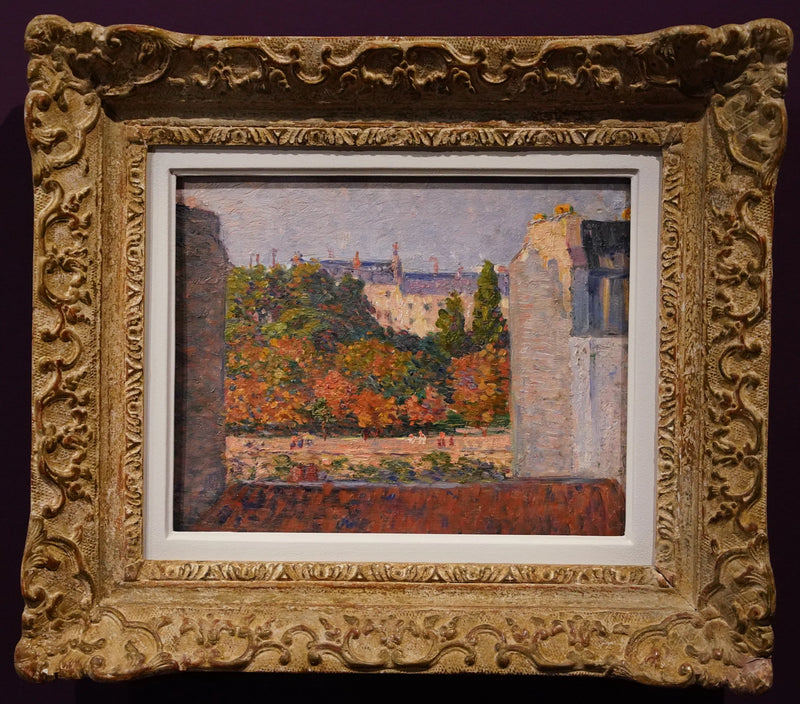 Giardino visto da una finestra elevata - Maximilien Luce