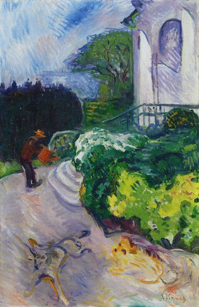 Giardiniere danese il giardino del Dr. Linde - Edvard Munch