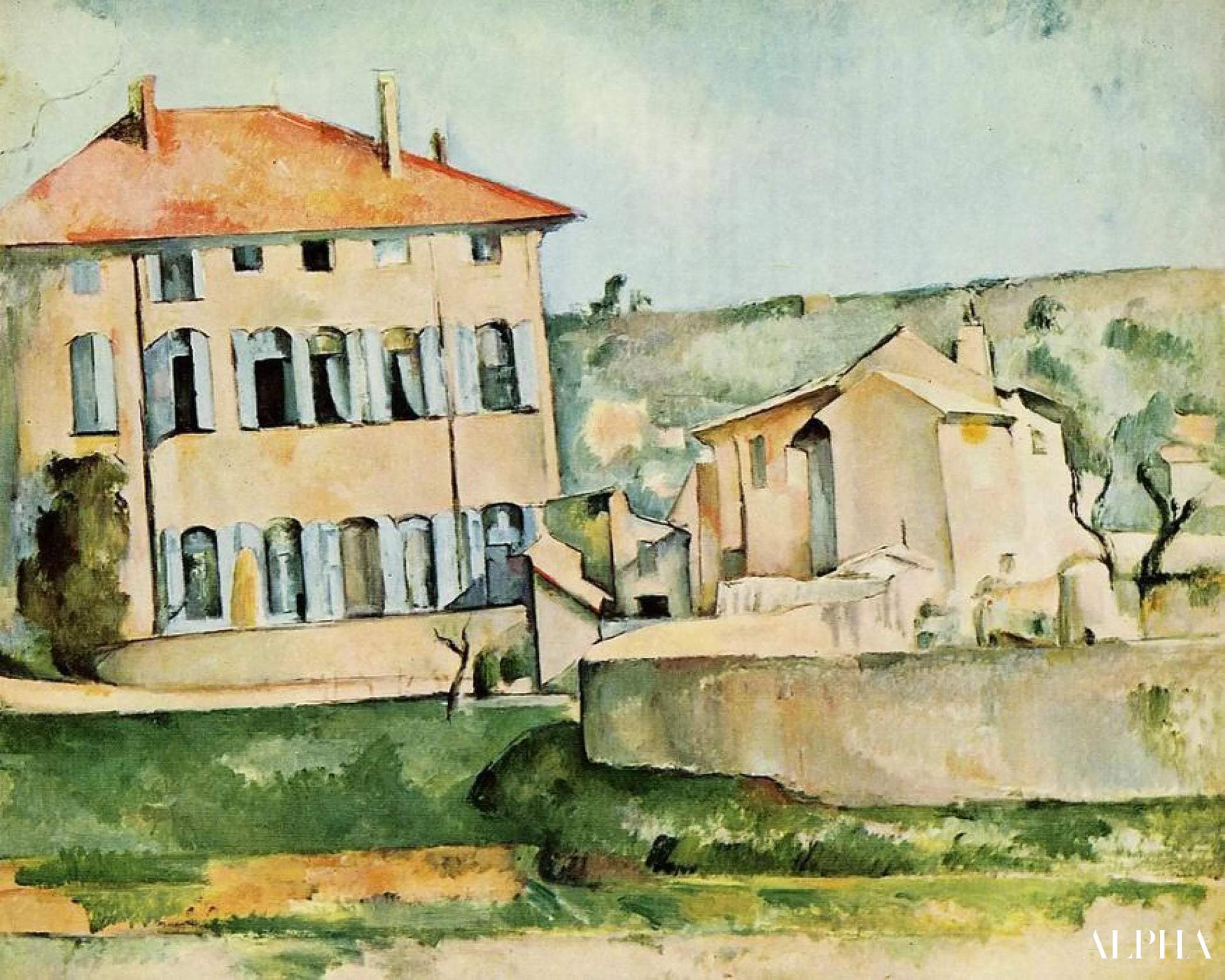 Jas de Bouffan - Paul Cézanne - Riproduzioni di quadri e dipinti di alta gamma