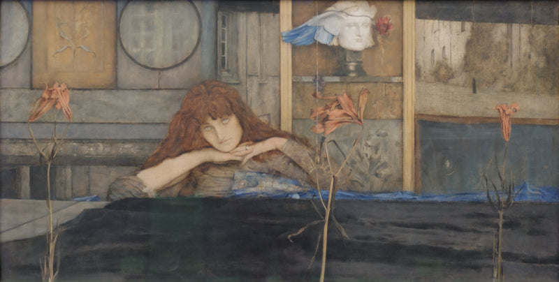 Chiudo la mia porta su di me - Fernand Khnopff