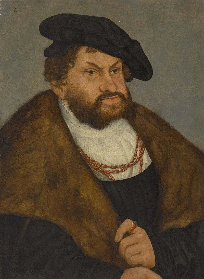 Jean le Constant, elettore di Sassonia (anni 1530) - Lucas Cranach il Vecchio