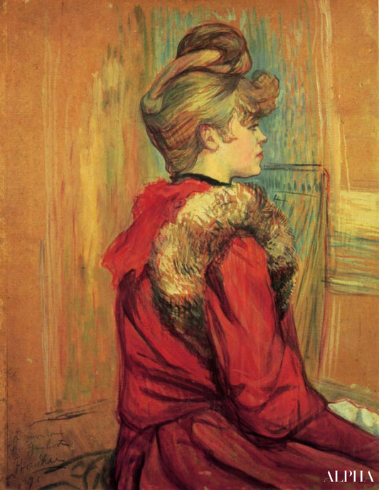 Jeanne Fontaine - Toulouse Lautrec - Reproductions de tableaux et peintures haut de gamme